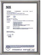  SGS測試報告